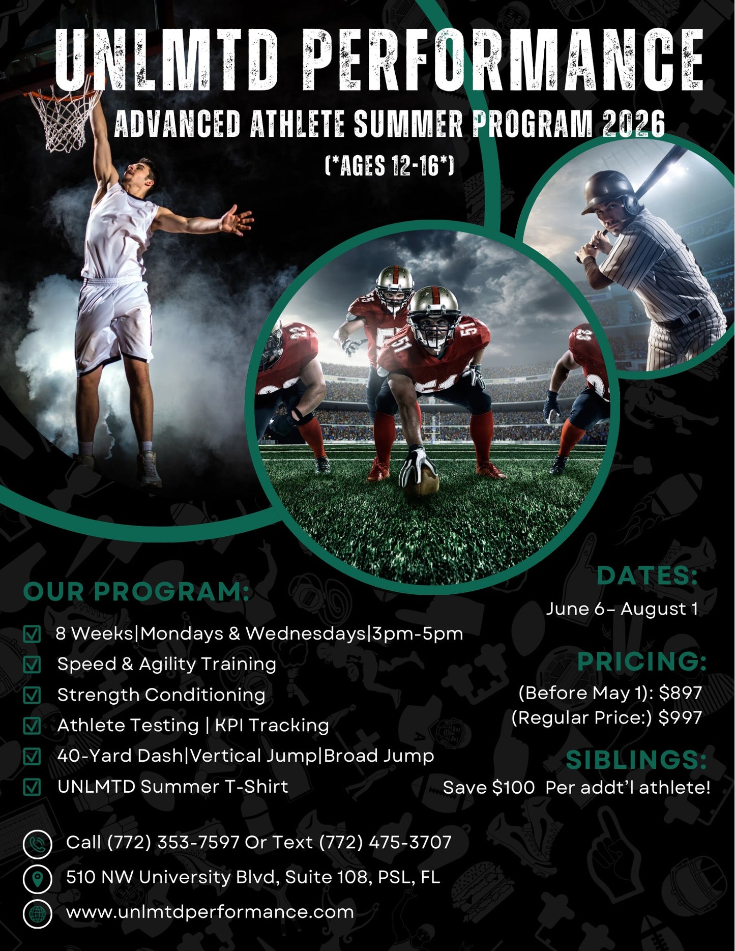 8 Week Summer Sports Camp-Advanced Athletes