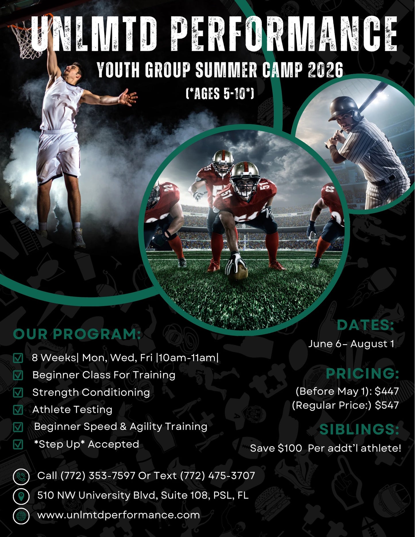 YOUTH SUMMER SPORTS CAMP